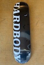 HARDBODY Black / White Logo Deck - 8.25 Short