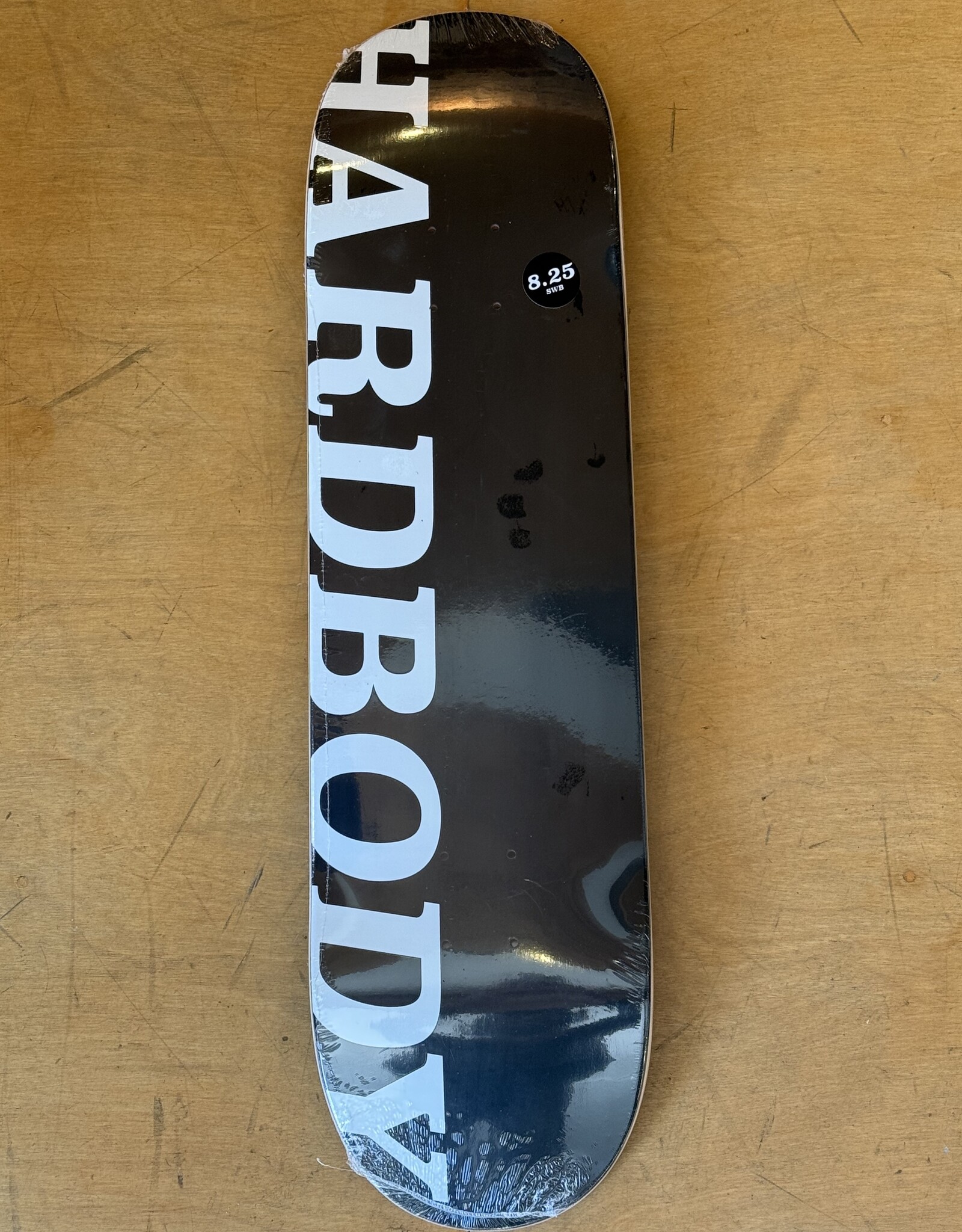 HARDBODY Black / White Logo Deck - 8.25 Short