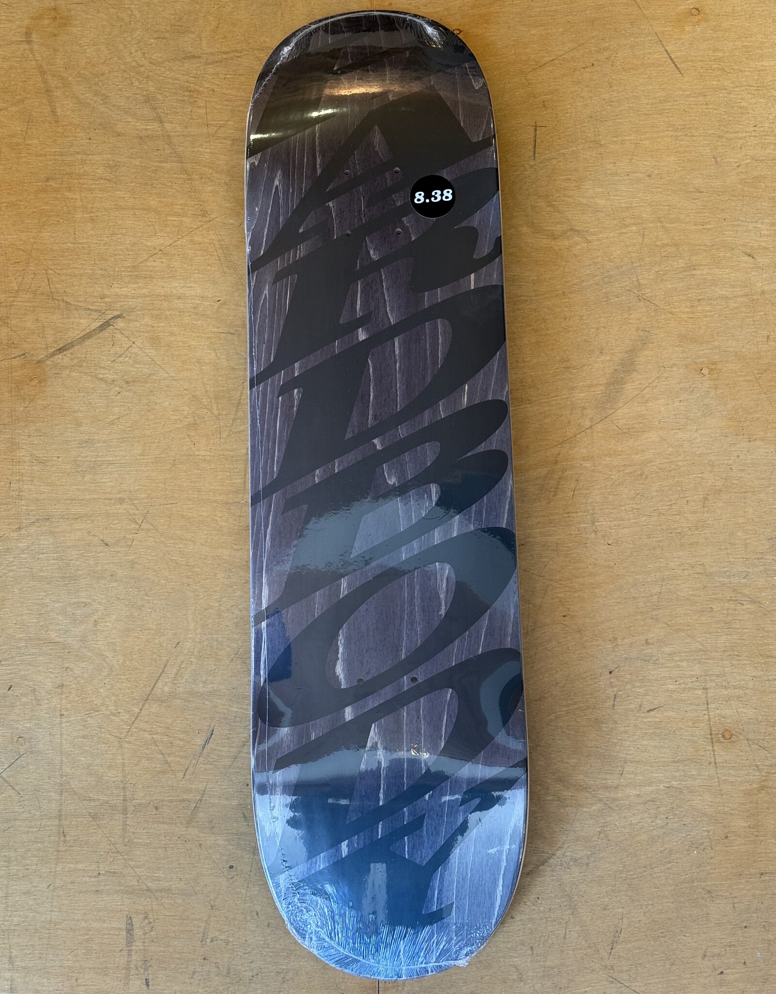 HARDBODY Stacked Logo Deck Black Veneer - 8.38