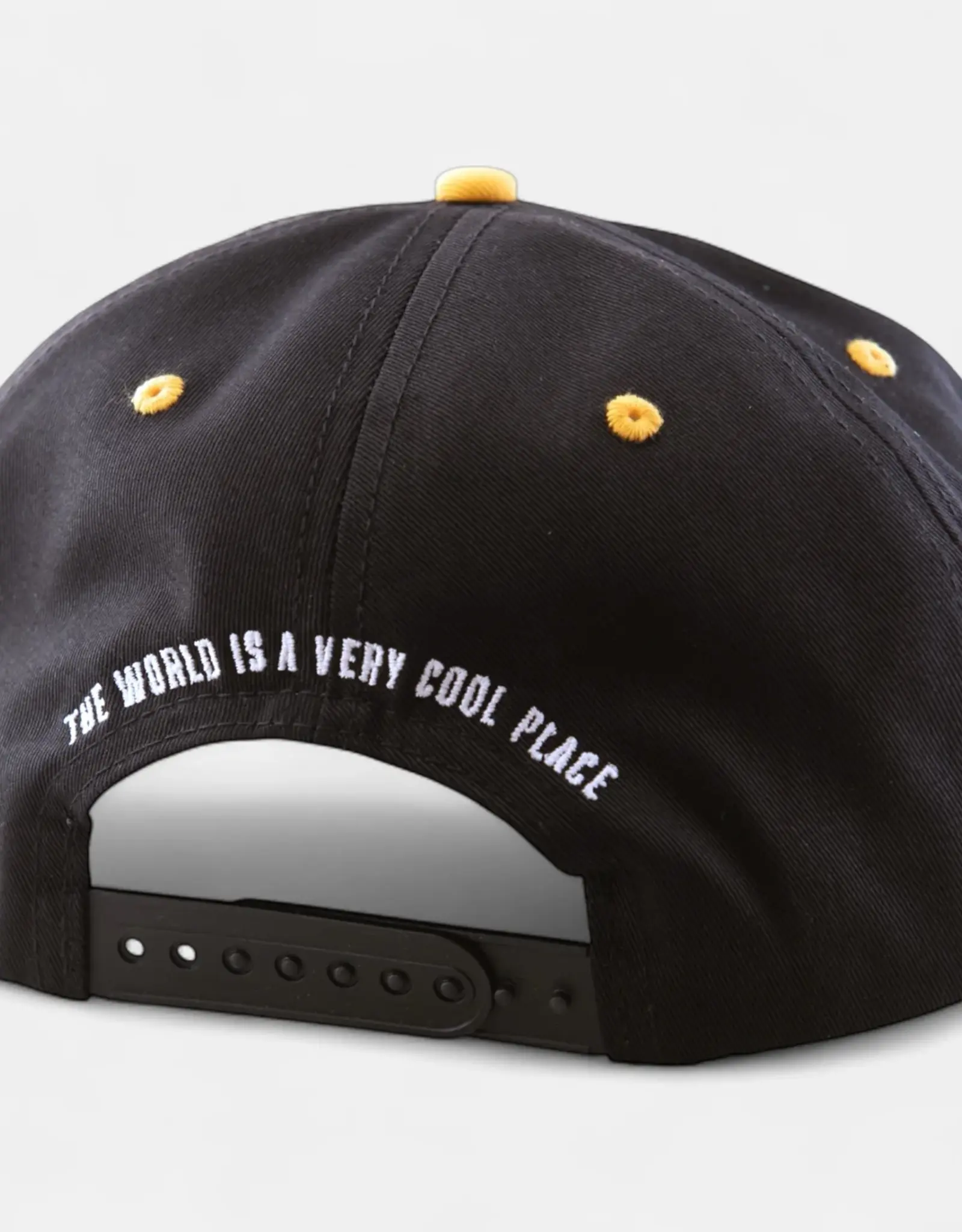 Cool Place Snapback Hat - Black/Yellow