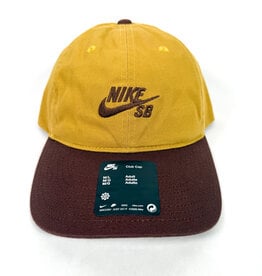 NIKE SB Club Unstructured Skate Cap - Peat Moss / Lt Chocolate