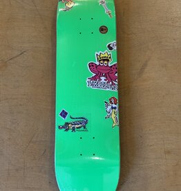KROOKED Neon Stickers Brad Cromer Pro Deck - 8.25
