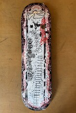 THERE SKATEBOARDS Red Velvet 21 Chandler Burton Pro Deck - 8.5