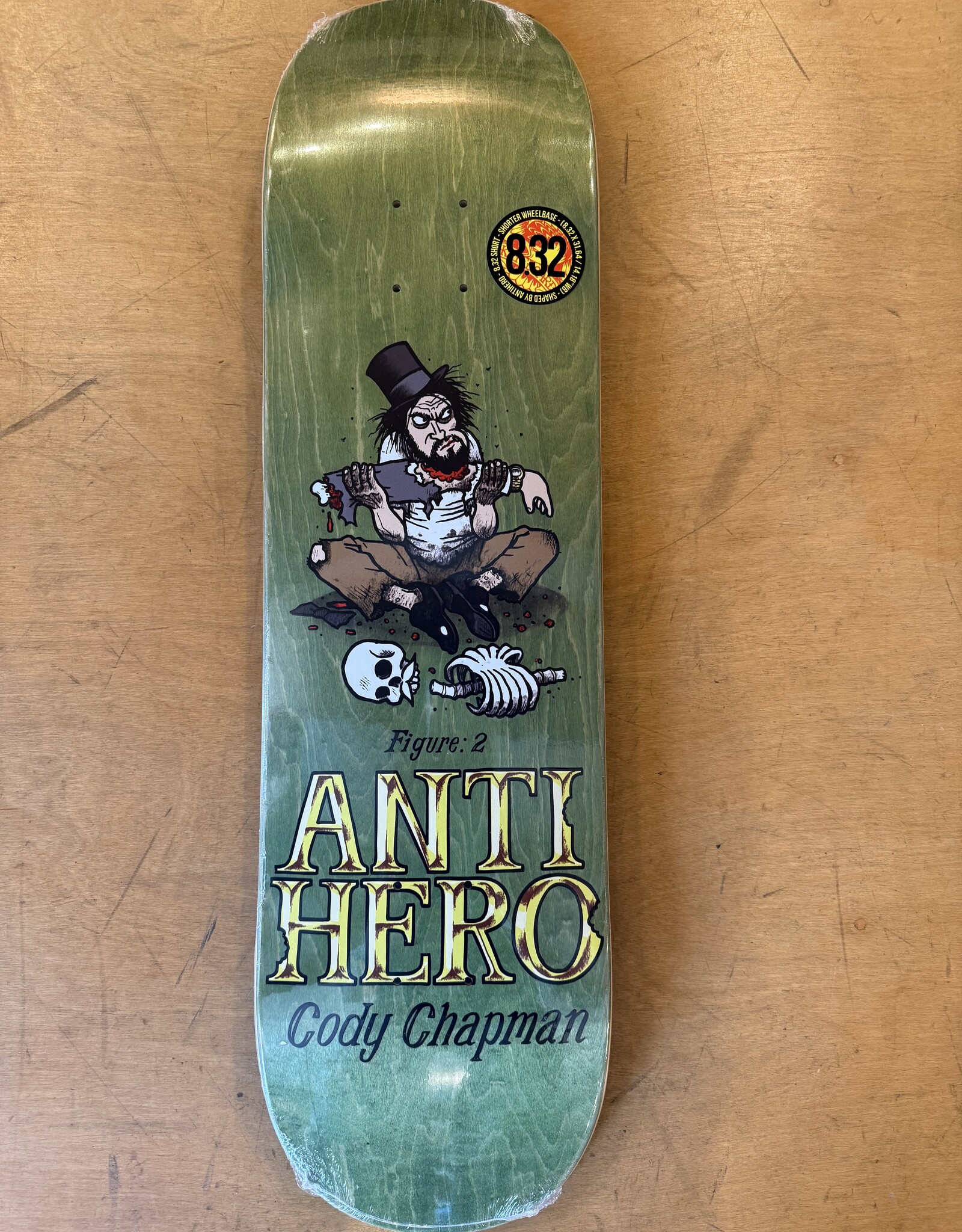 ANTI HERO Eat Rich Cody Champman Pro Deck - 8.32