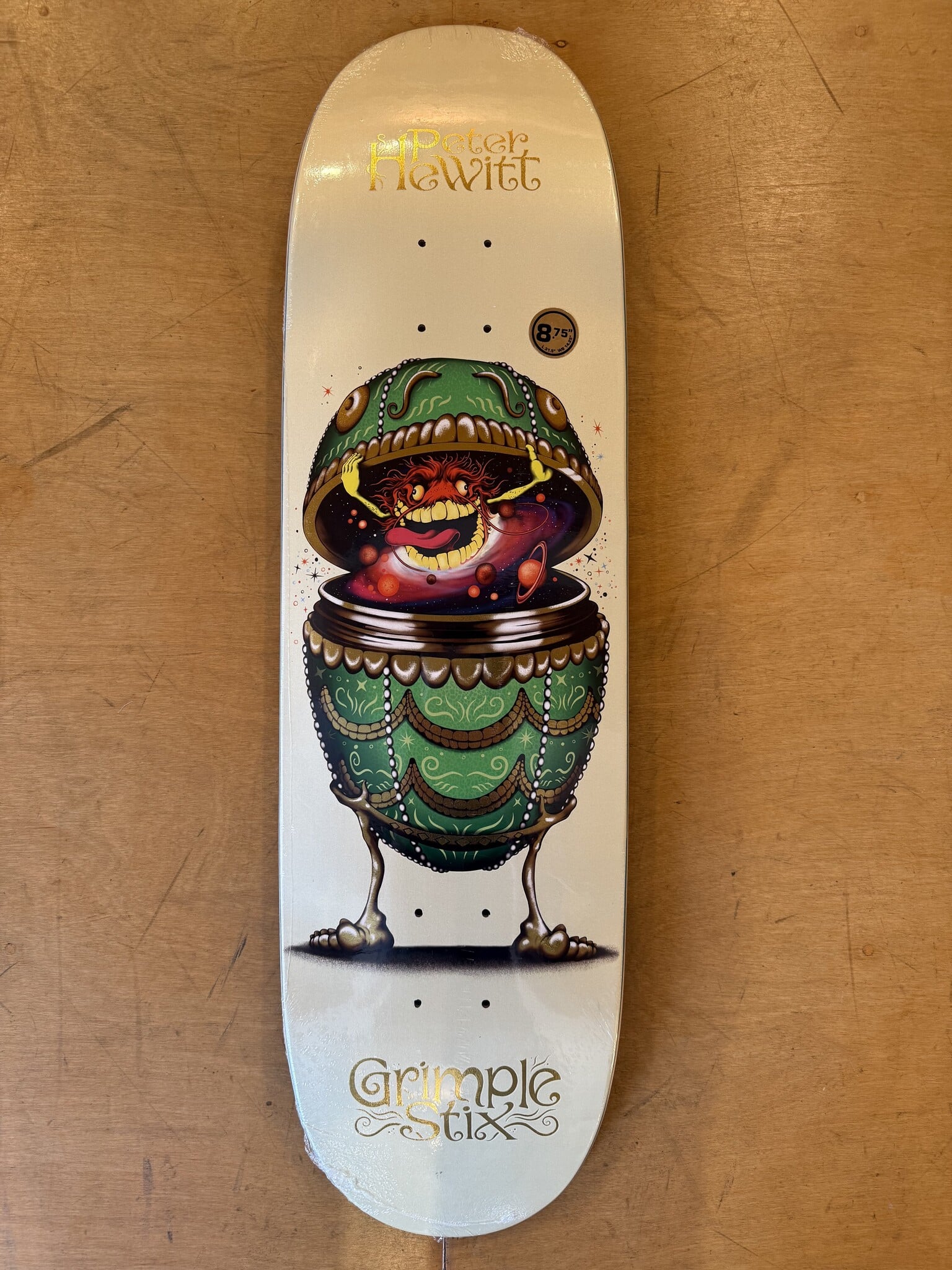 Grimple Stix Fabrage Peter Hewitt Pro Deck - 8.75 - KINGSWELL