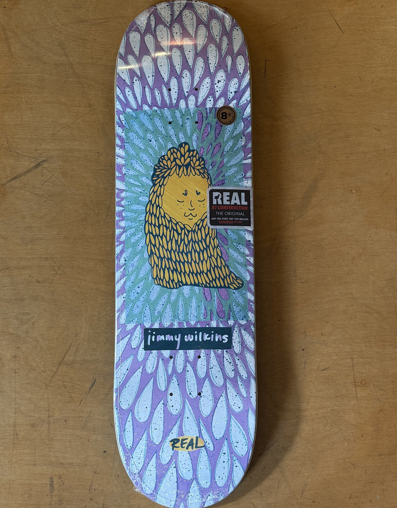 REAL SKATEBOARDS Echos Jimmy Wilkins Pro Deck - 8.5