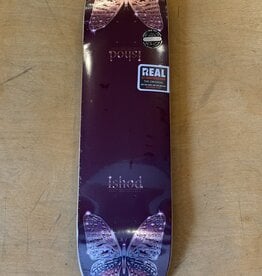 REAL SKATEBOARDS Ishod Wair Mariposa Redux Twin Tail Pro Deck - 8.0