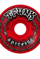 SPITFIRE F4 97 T-Funk Raw Red Radial Full Wheels - 57mm