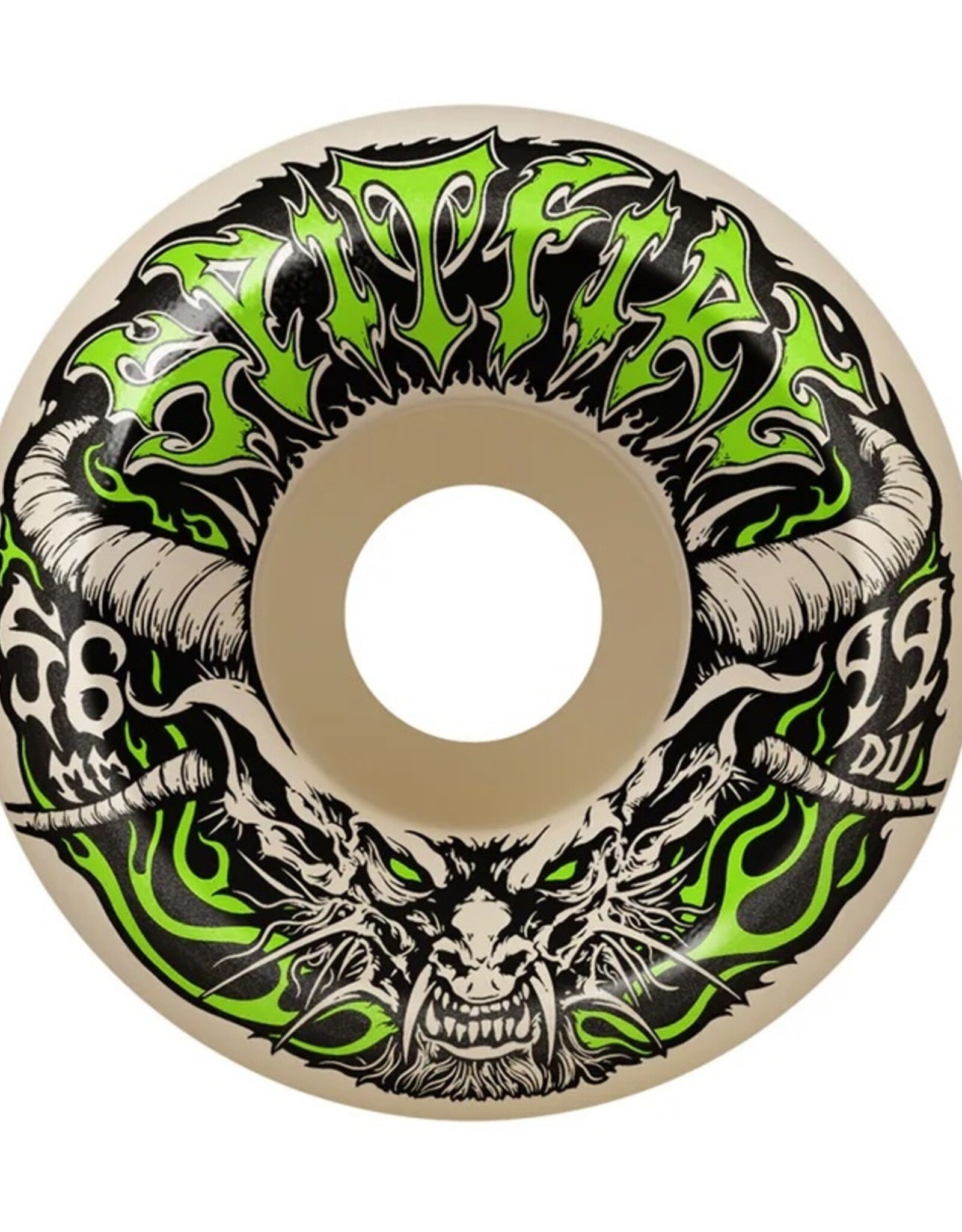 SPITFIRE F4 99 Demon Redux Natural Conical Full Wheels - 56mm