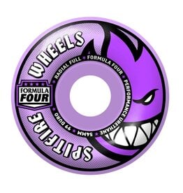 SPITFIRE F4 99 Purple Radial Full Wheels - 54mm