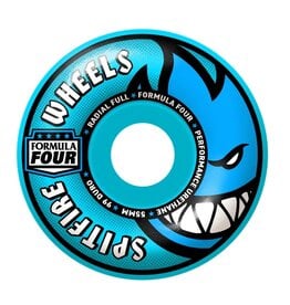 SPITFIRE F4 99 Blue Radial Full Wheels - 55mm