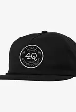 REAL SKATEBOARDS 4Q Snapback Hat - Black