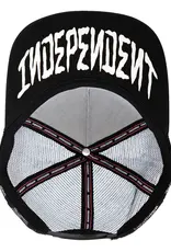 INDEPENDENT Dressen Skull Rose Snapback Trucker Hat - White / Black