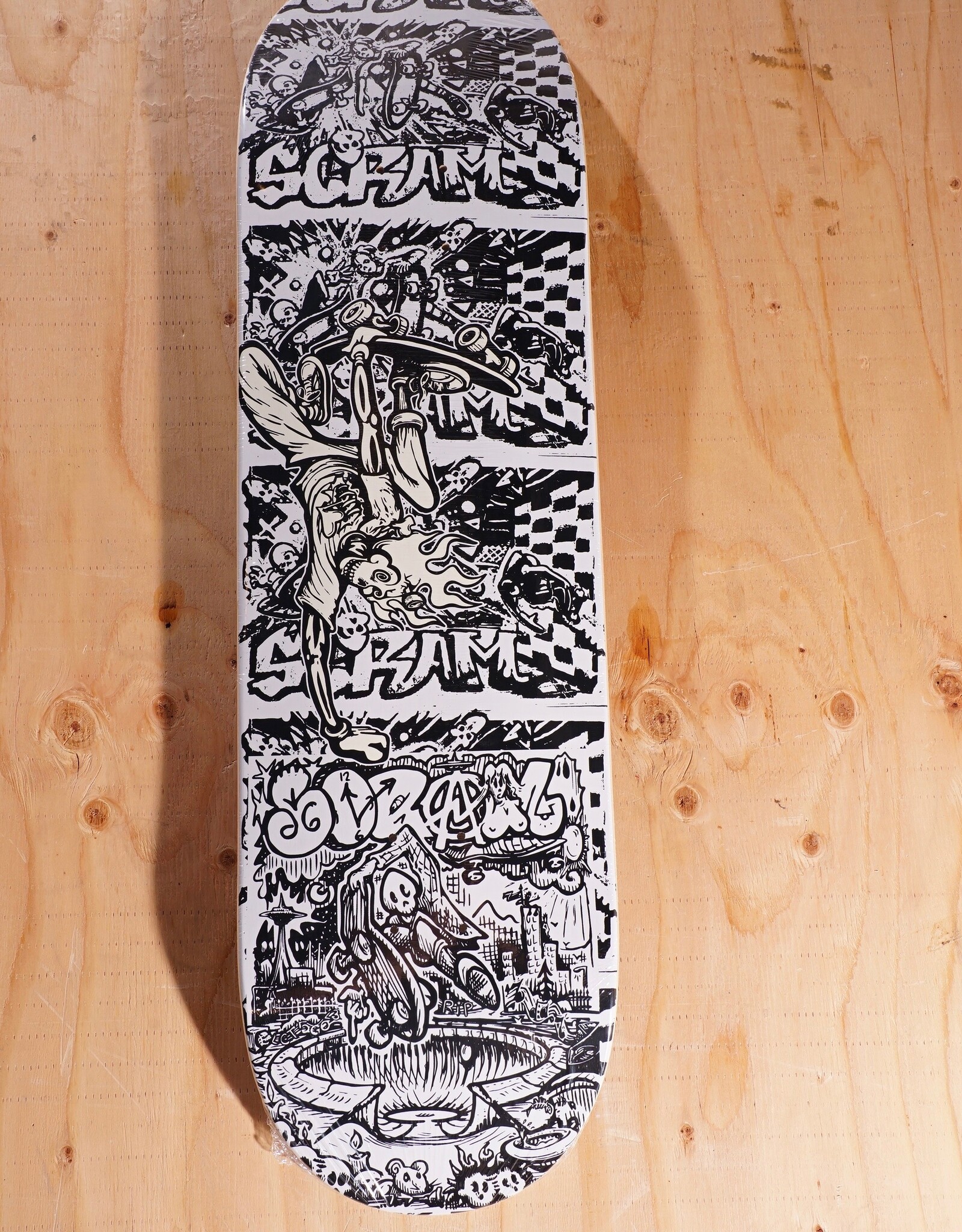 Scram Skates PoP Deck - 9.0