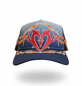 VANS LX Dayana Tribal Trucker Hat - Deep Indigo