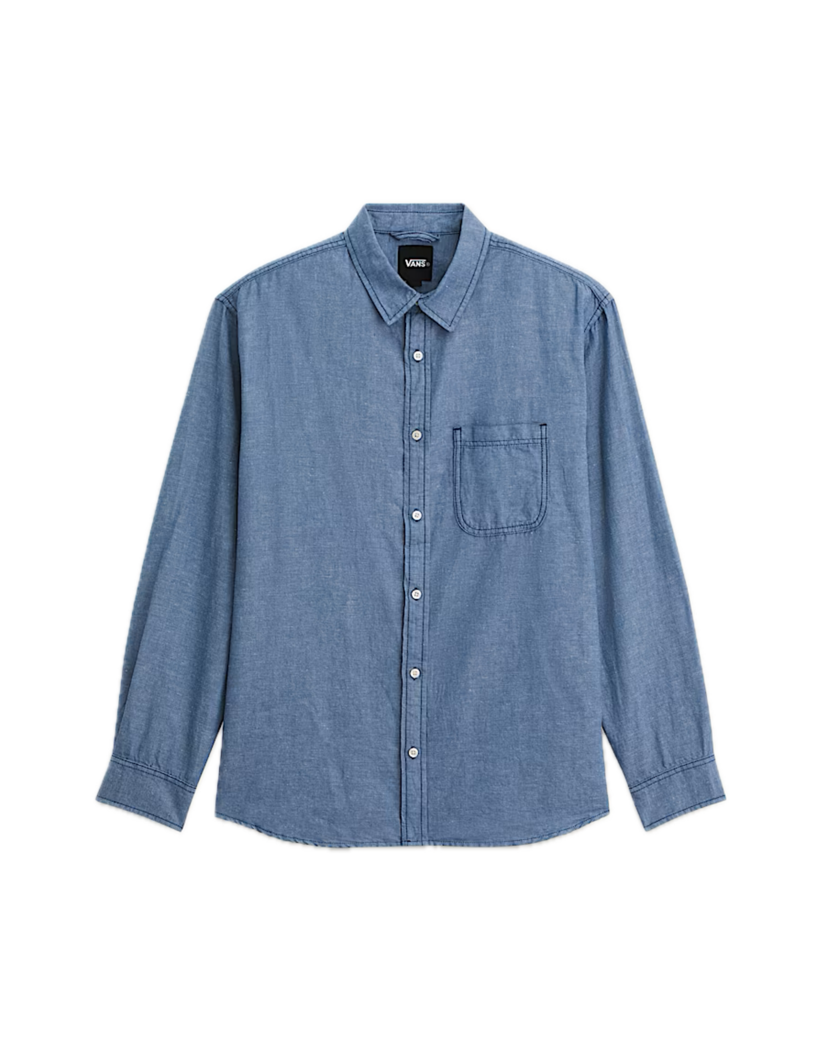 VANS Lawson Solid Oxford L/S Shirt - True Navy