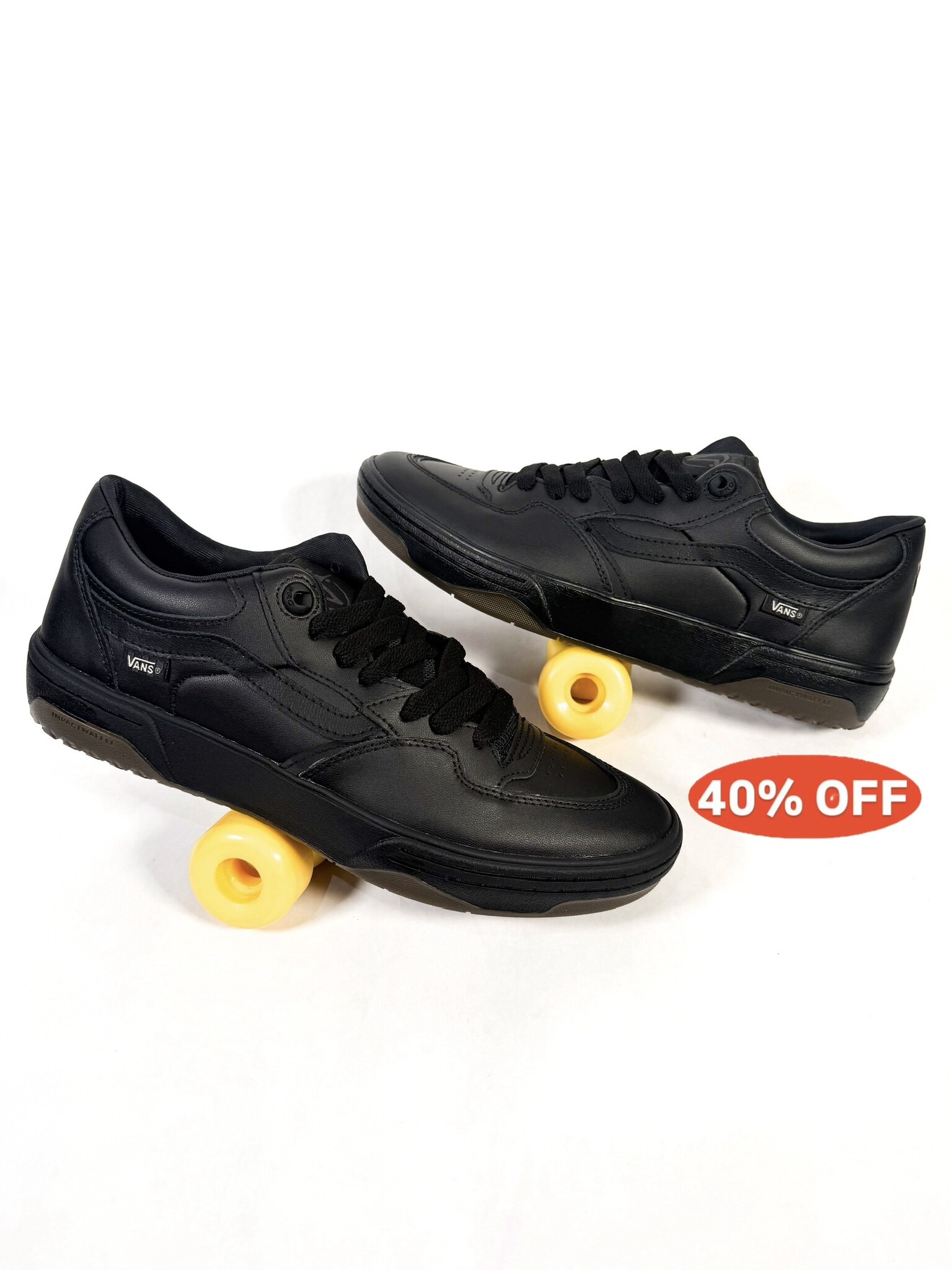 Skate Rowan 2 - Leather Black - KINGSWELL - Los Feliz