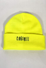 KINGSWELL Fos Script Knit Hi Viz Beanie - Yellow