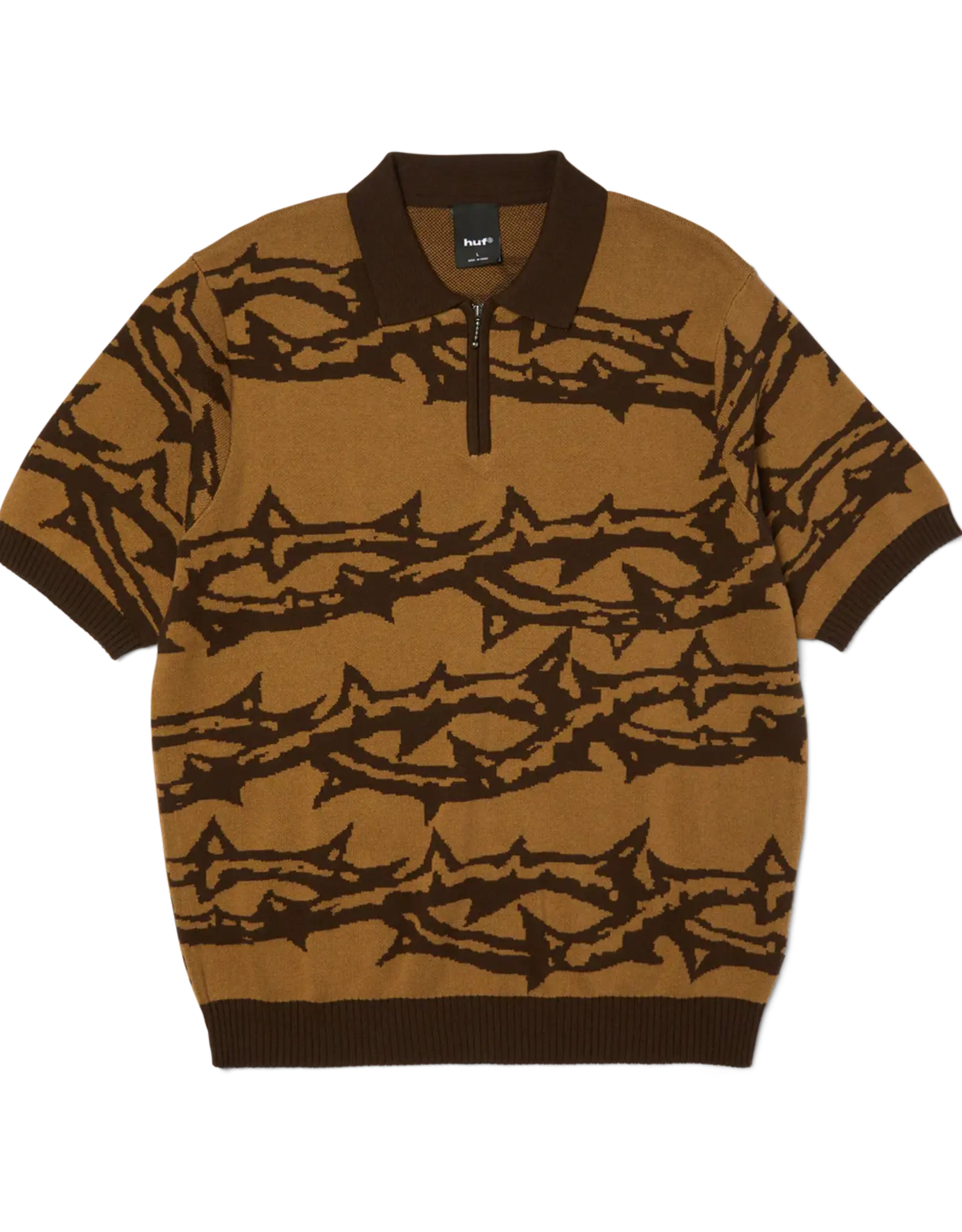 HUF Fantasies Knit S/S Top - Brown