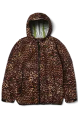 Rainer Printed Shell Jacket - Brown Leopard