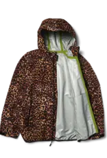 Rainer Printed Shell Jacket - Brown Leopard