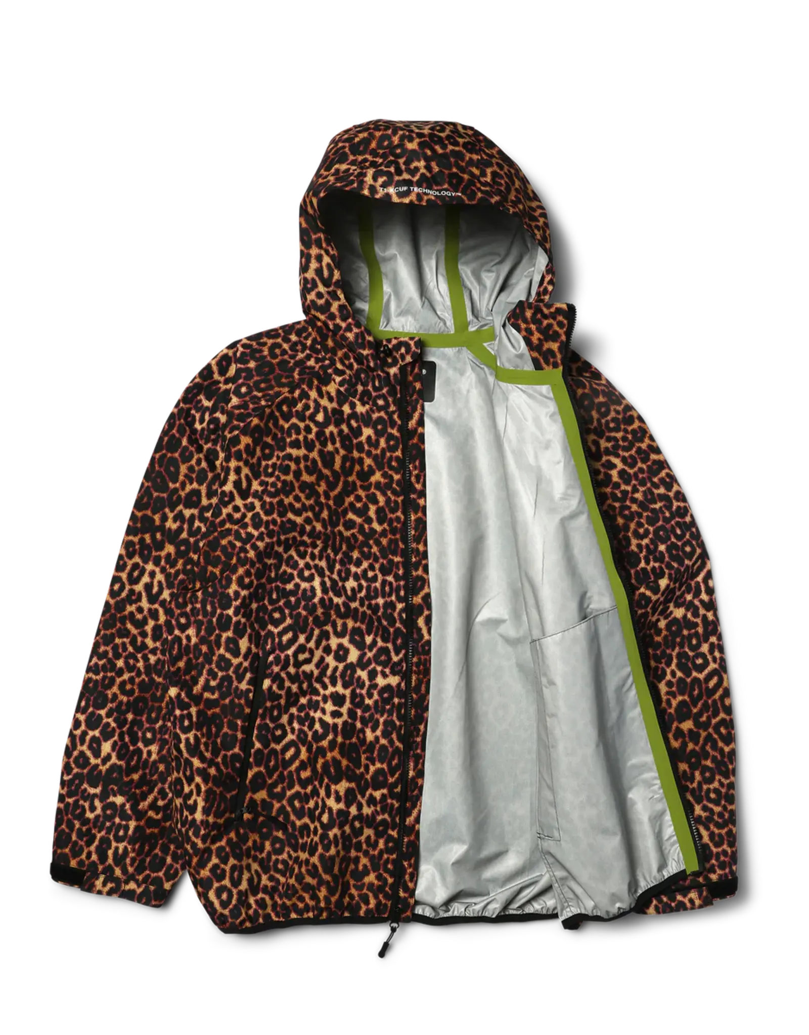HUF Rainer Printed Shell Jacket - Brown Leopard