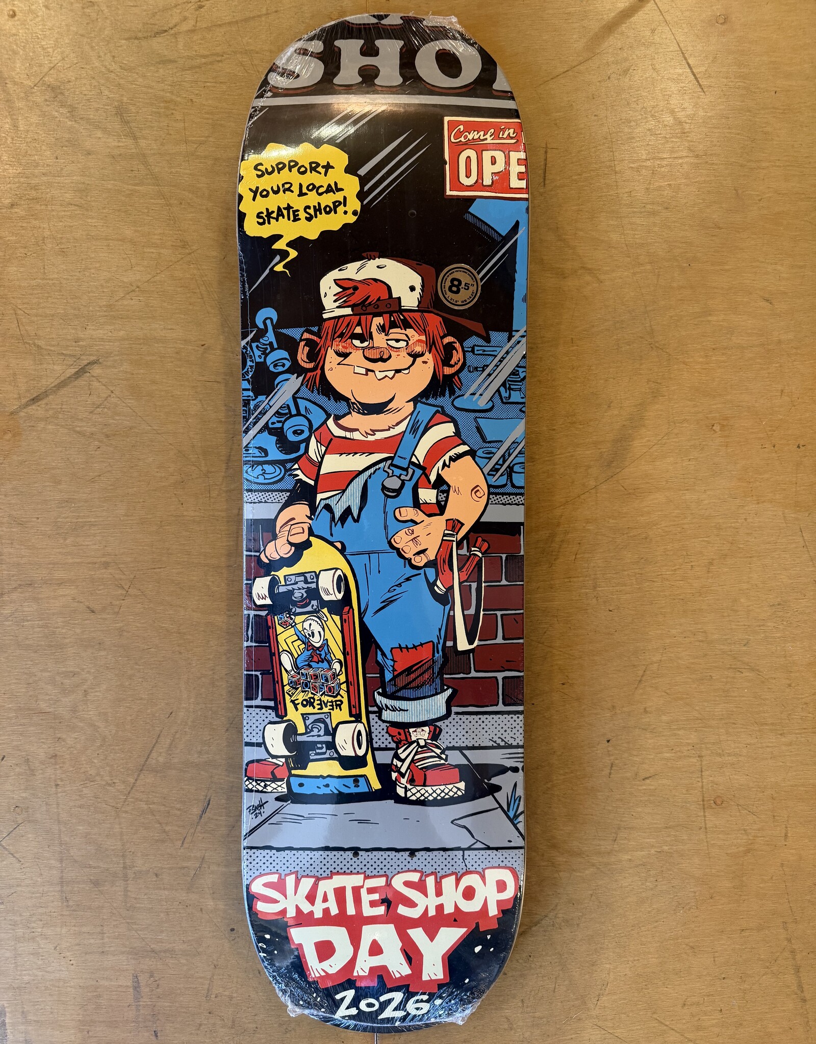 REAL SKATEBOARDS Skate Shop Day 2026 Exclusive Shop Keepers Deck - All Sizes