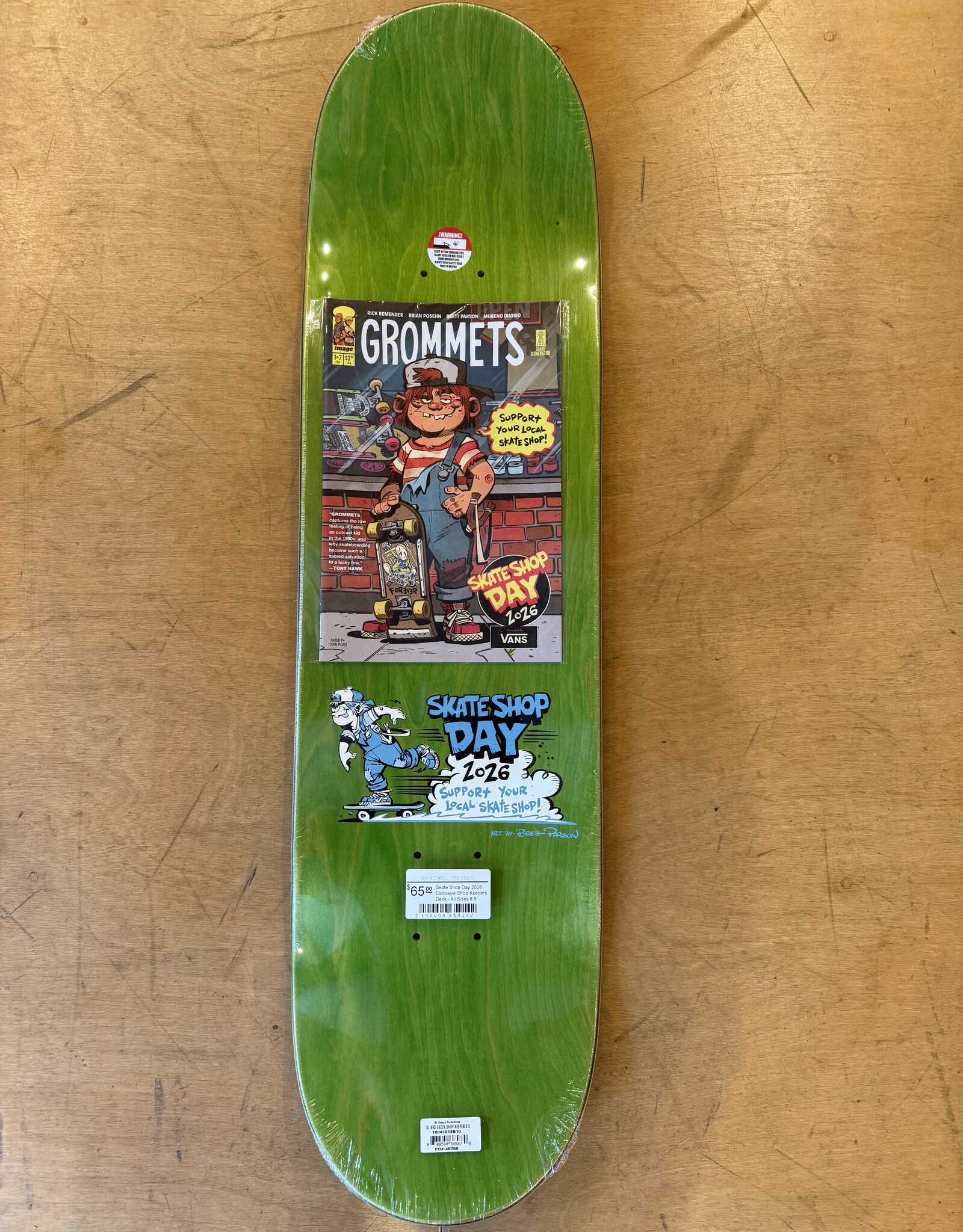 REAL SKATEBOARDS Skate Shop Day 2026 Exclusive Shop Keepers Deck - All Sizes