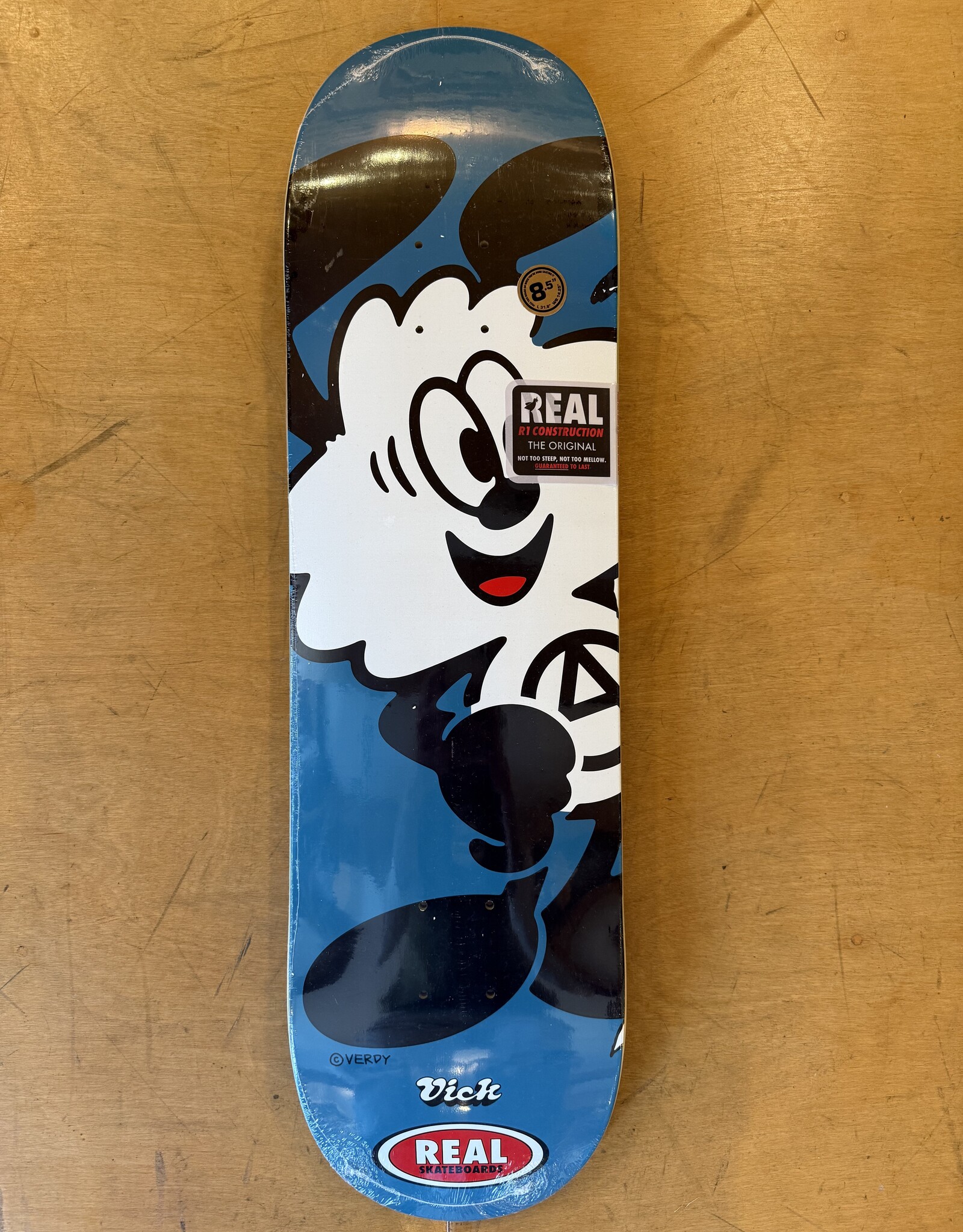 REAL SKATEBOARDS Verdy Vick Skate Shop Day 2026 Exclusive Deck - 8.5