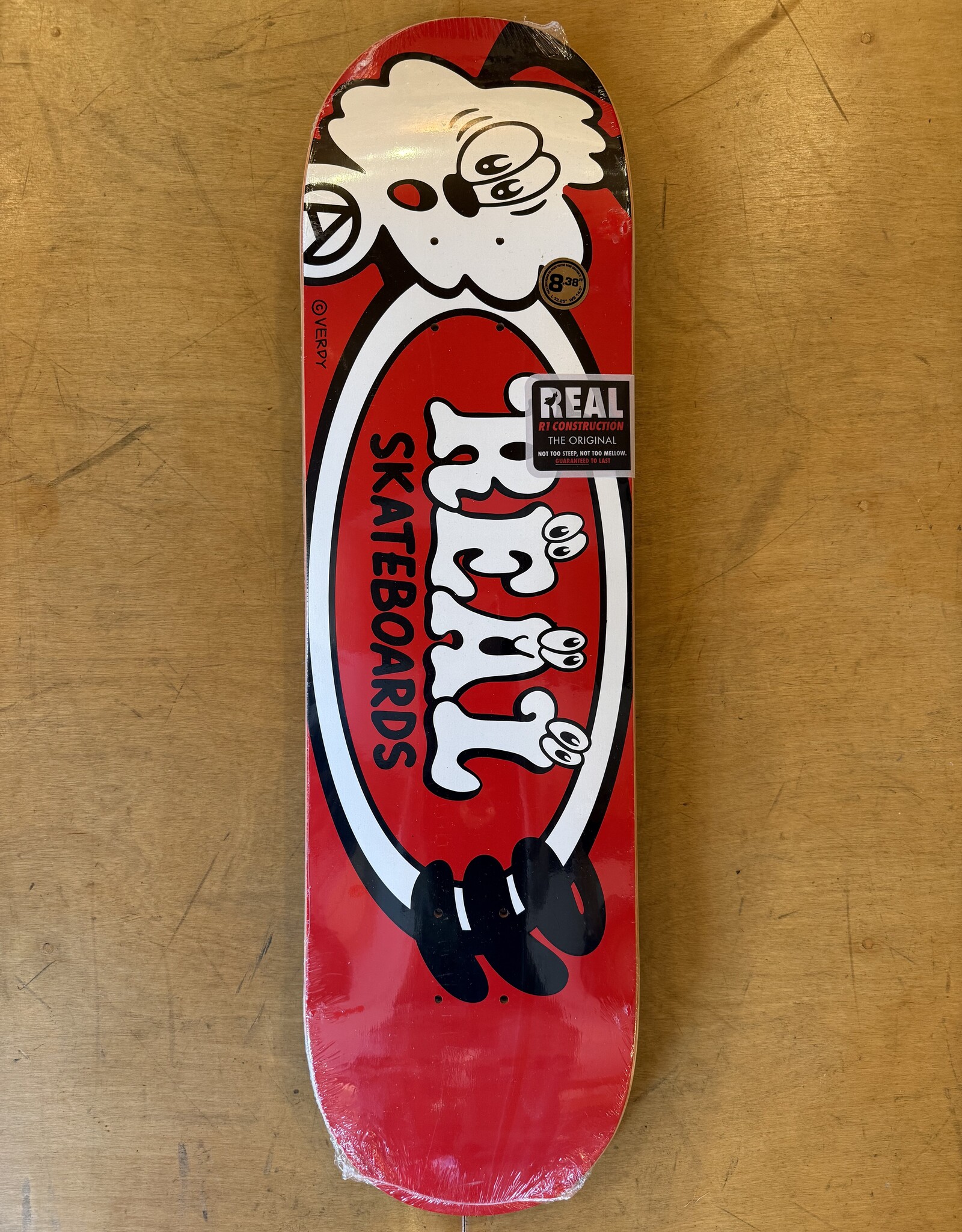 REAL SKATEBOARDS Verdy Oval Skate Shop Day 2026 Exclusive Deck - All Sizes