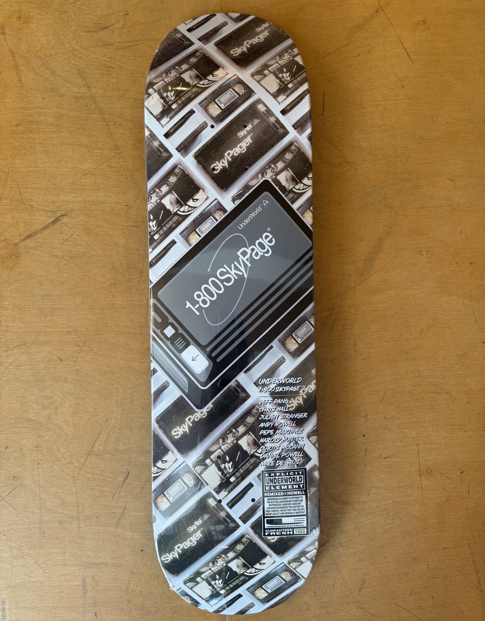 UNDERWORLD EMPIRE UE SkyPager II Skate Shop Day EX7 Deck - 8.5