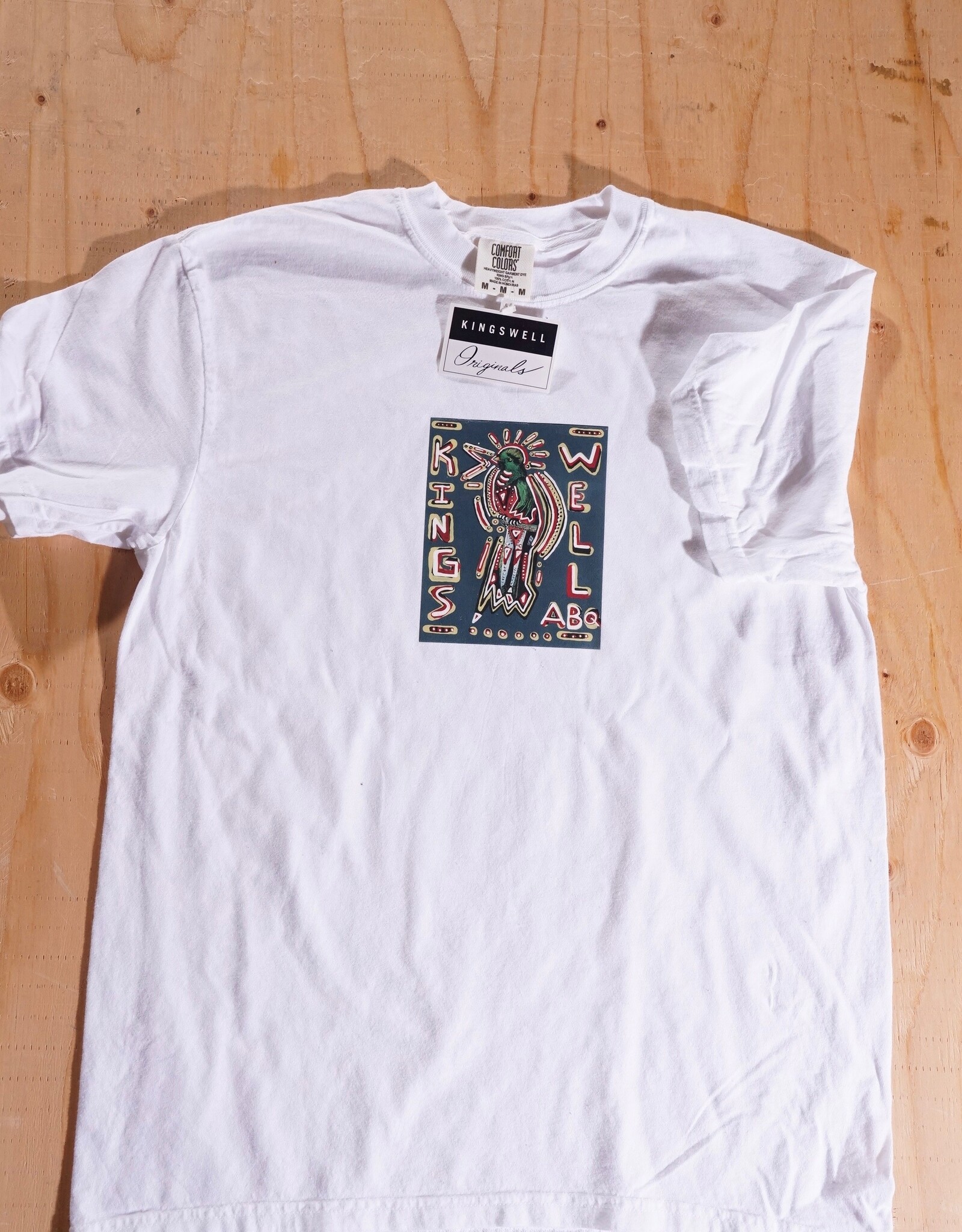 KINGSWELL Chavez Bird Tee - White