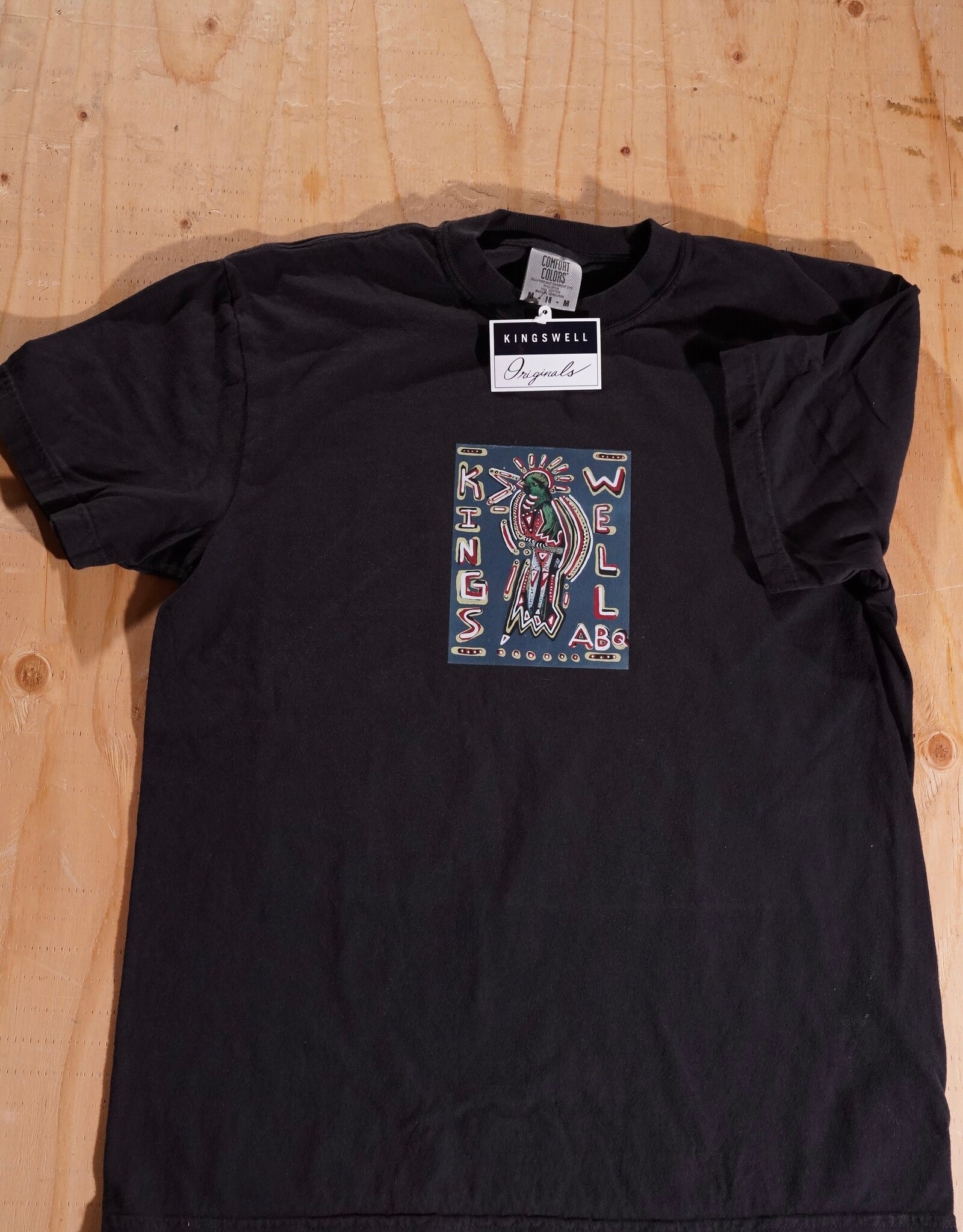 KINGSWELL Chavez Bird Tee - Black