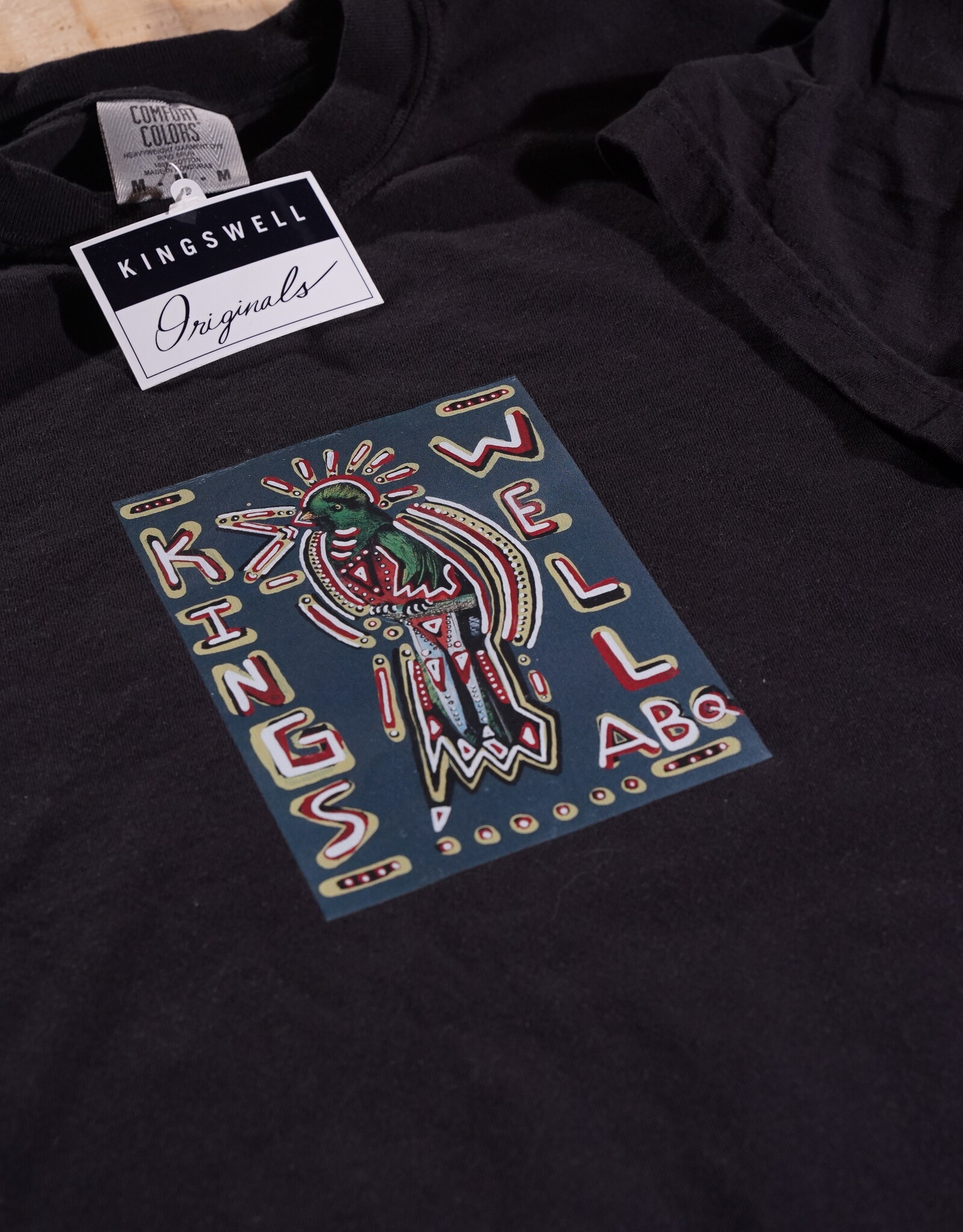 KINGSWELL Chavez Bird Tee - Black