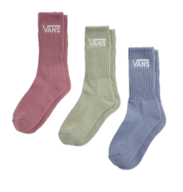 VANS Classic Crew Sock 3 Pack - Glacial Slate Blue