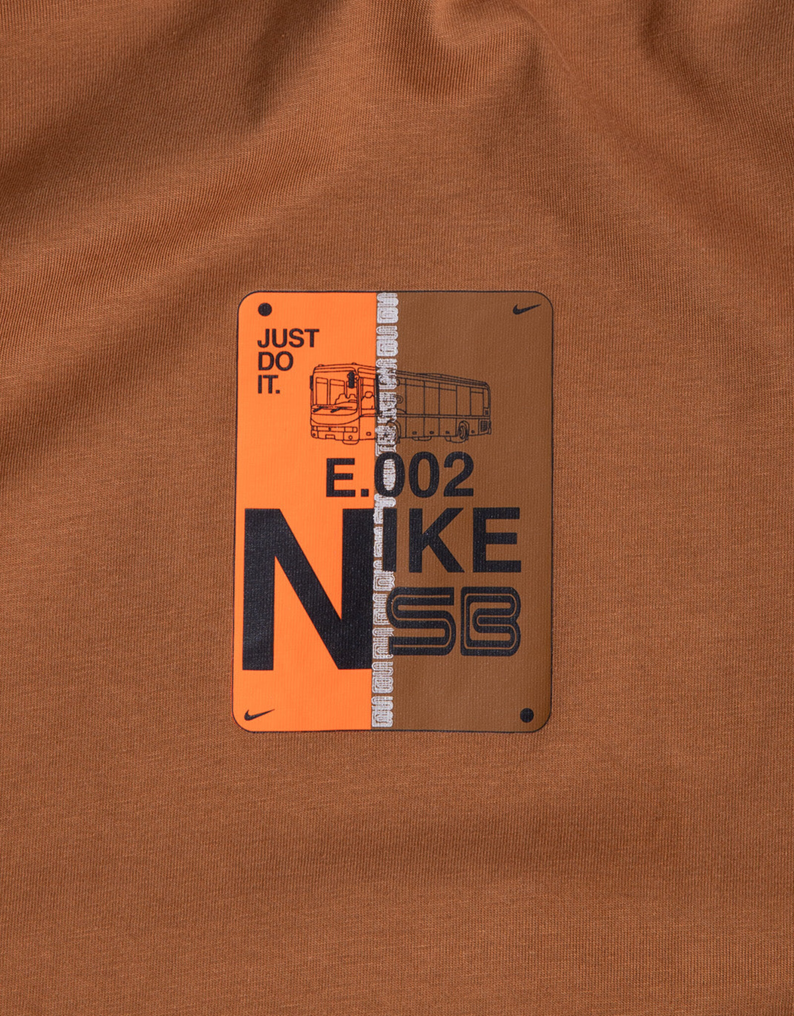 NIKE SB Long-Sleeve Loose Skate T-Shirt - Lt British Tan "Fast Pass"