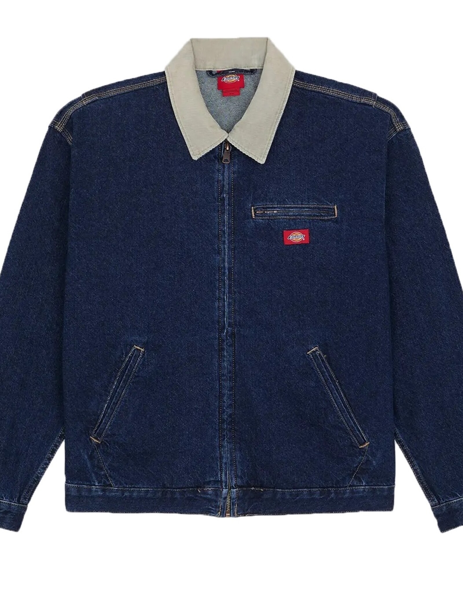 DICKIES Washed Denim Painter Jacket - Dark Indigo