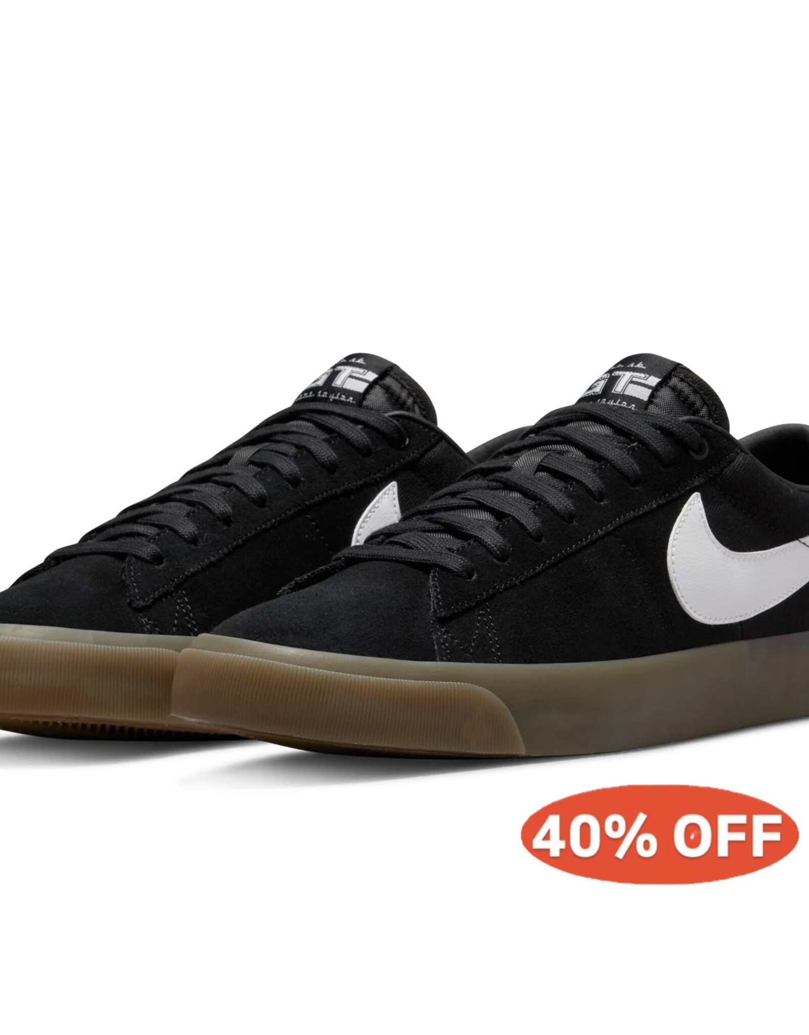 NIKE SB Zoom Blazer Low Pro GT- Black / White / Black
