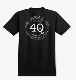 REAL SKATEBOARDS 4Q Tee - Black
