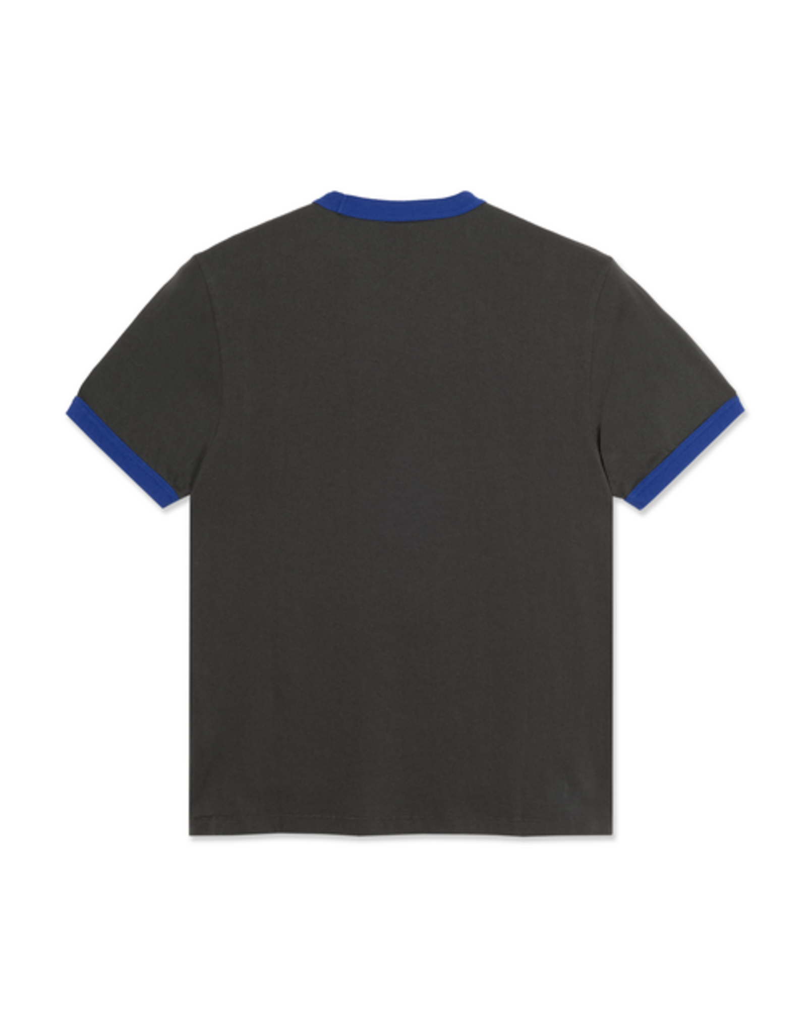 POLAR Ringer Tee - Dirty Black / Egyptian Blue