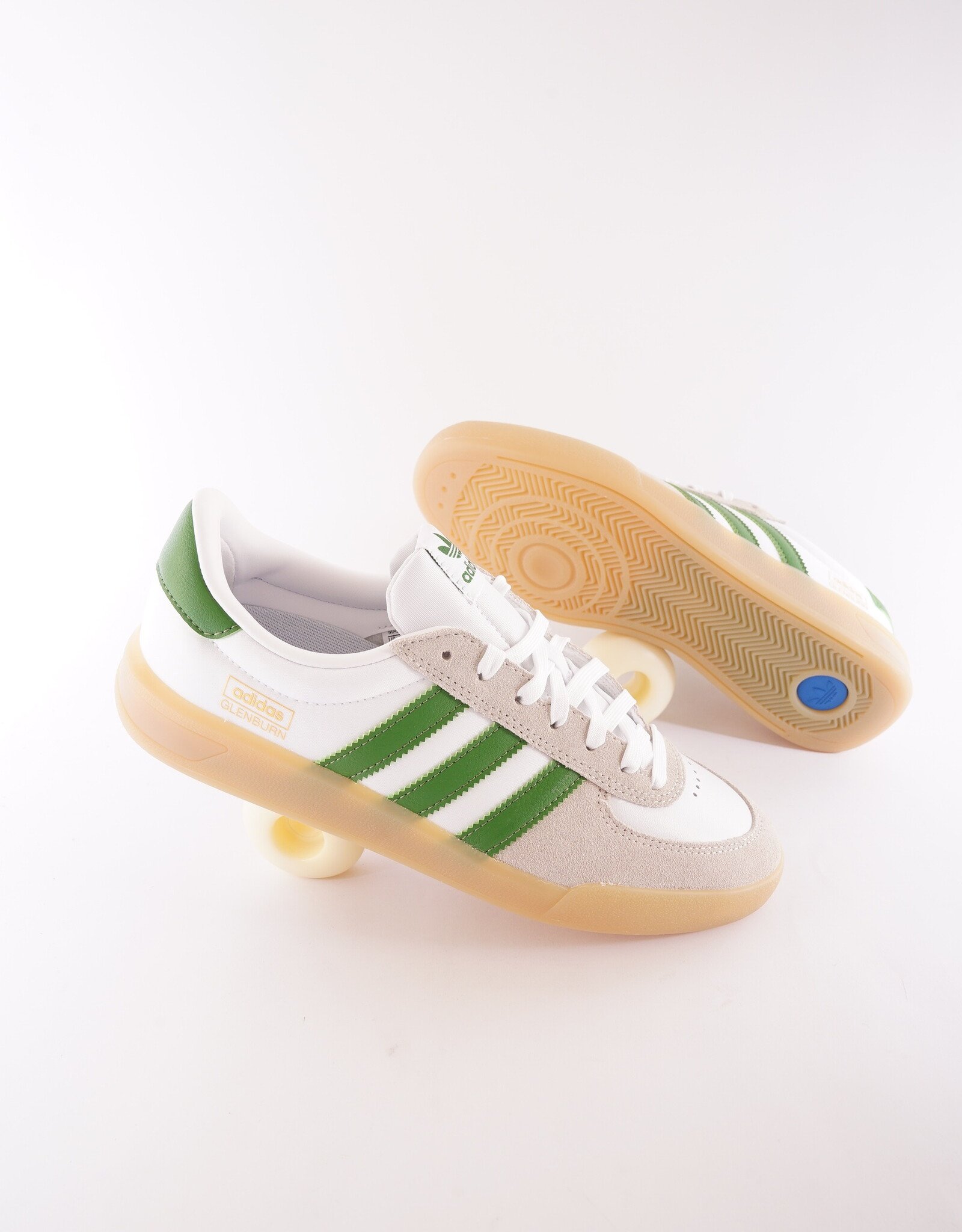 ADIDAS Glenburn - White/Crew Green/Gum