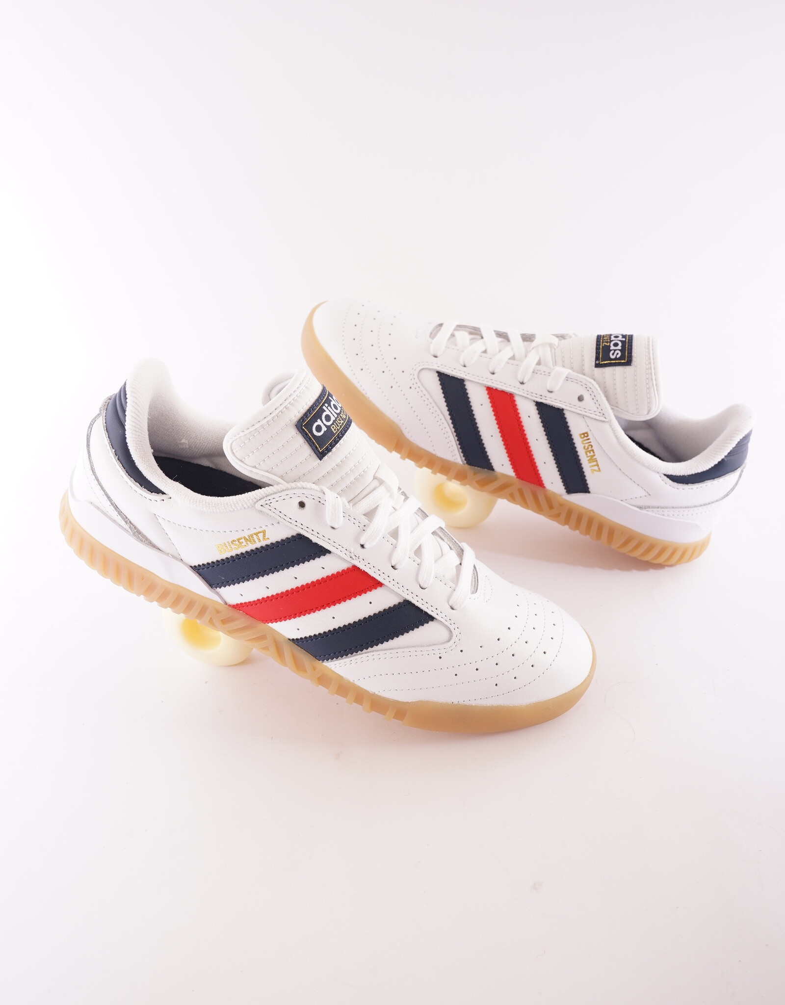 ADIDAS Busenitz Indoor Super - Cloud White / Collegiate Navy / Better Scarlet