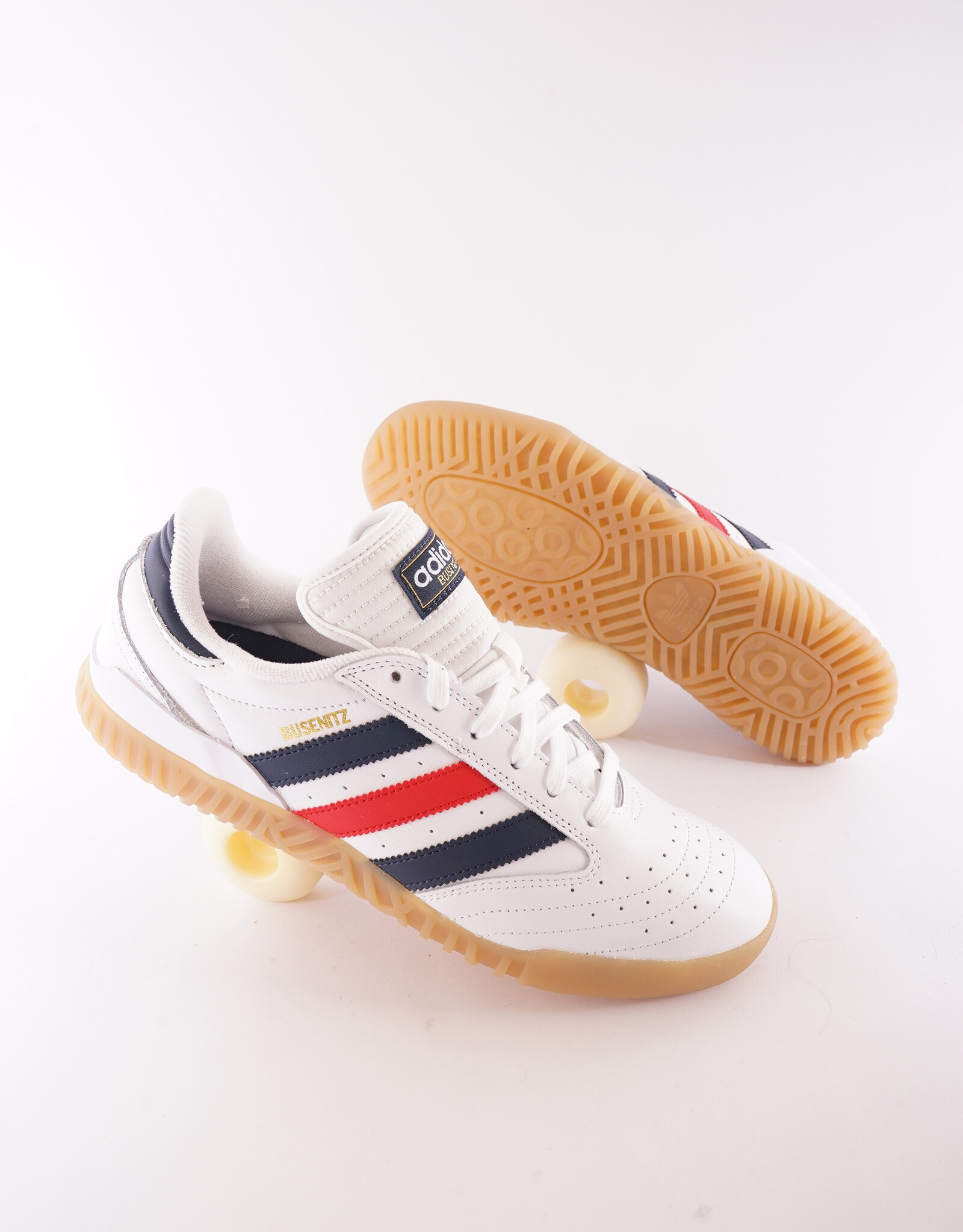 ADIDAS Busenitz Indoor Super - Cloud White / Collegiate Navy / Better Scarlet