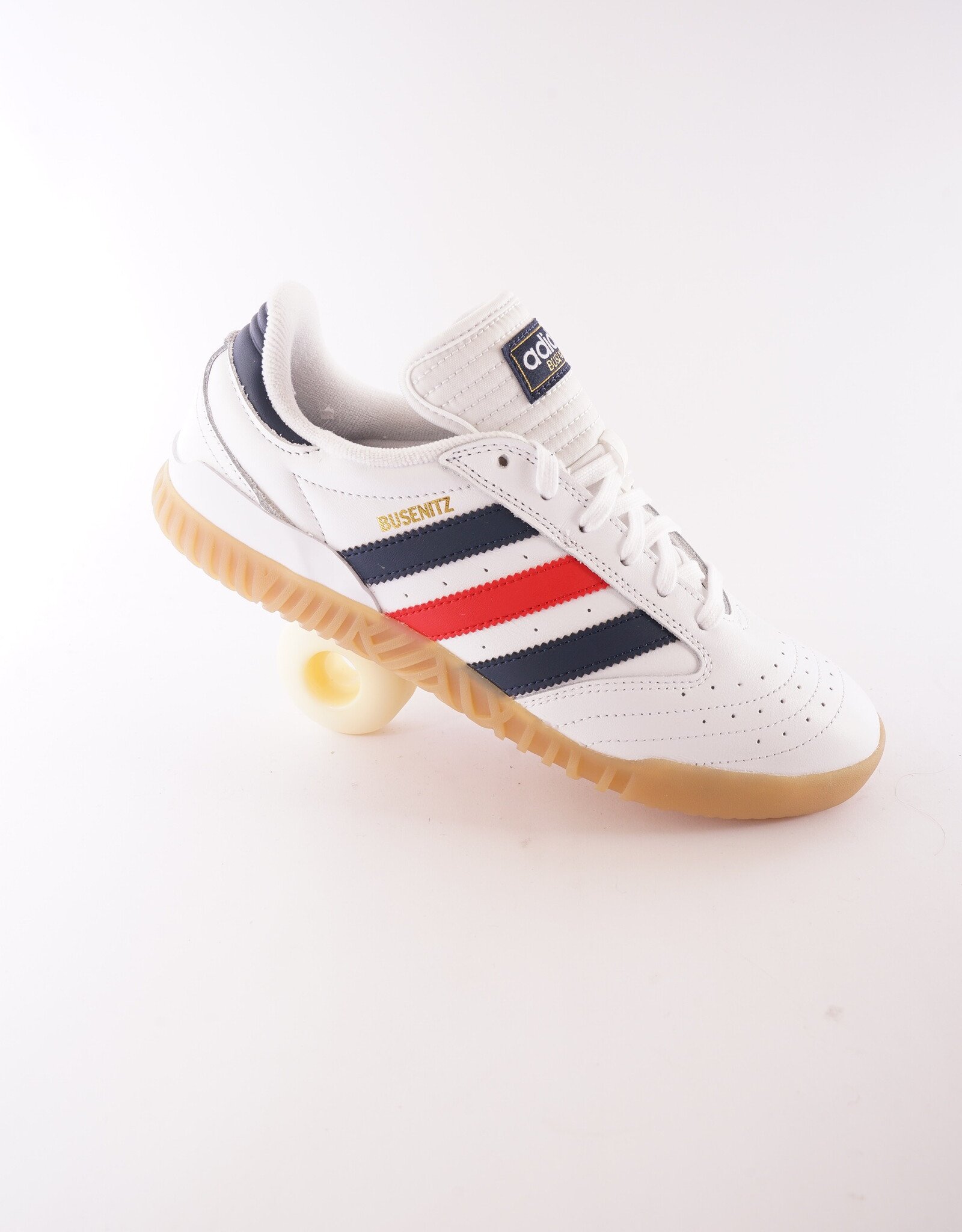 ADIDAS Busenitz Indoor Super - Cloud White / Collegiate Navy / Better Scarlet