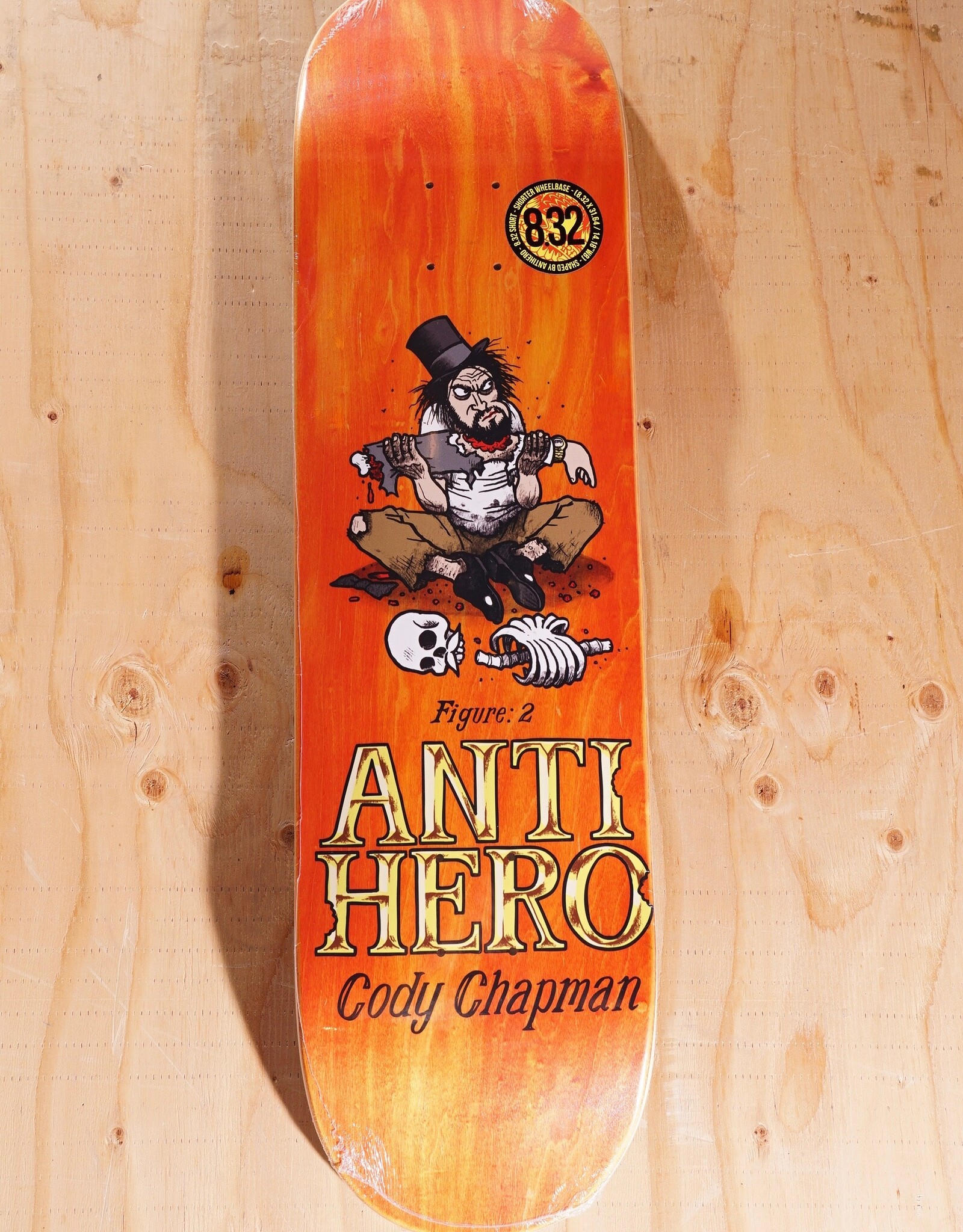 ANTI HERO Eat Rich Cody Chapman Pro Deck - 8.32