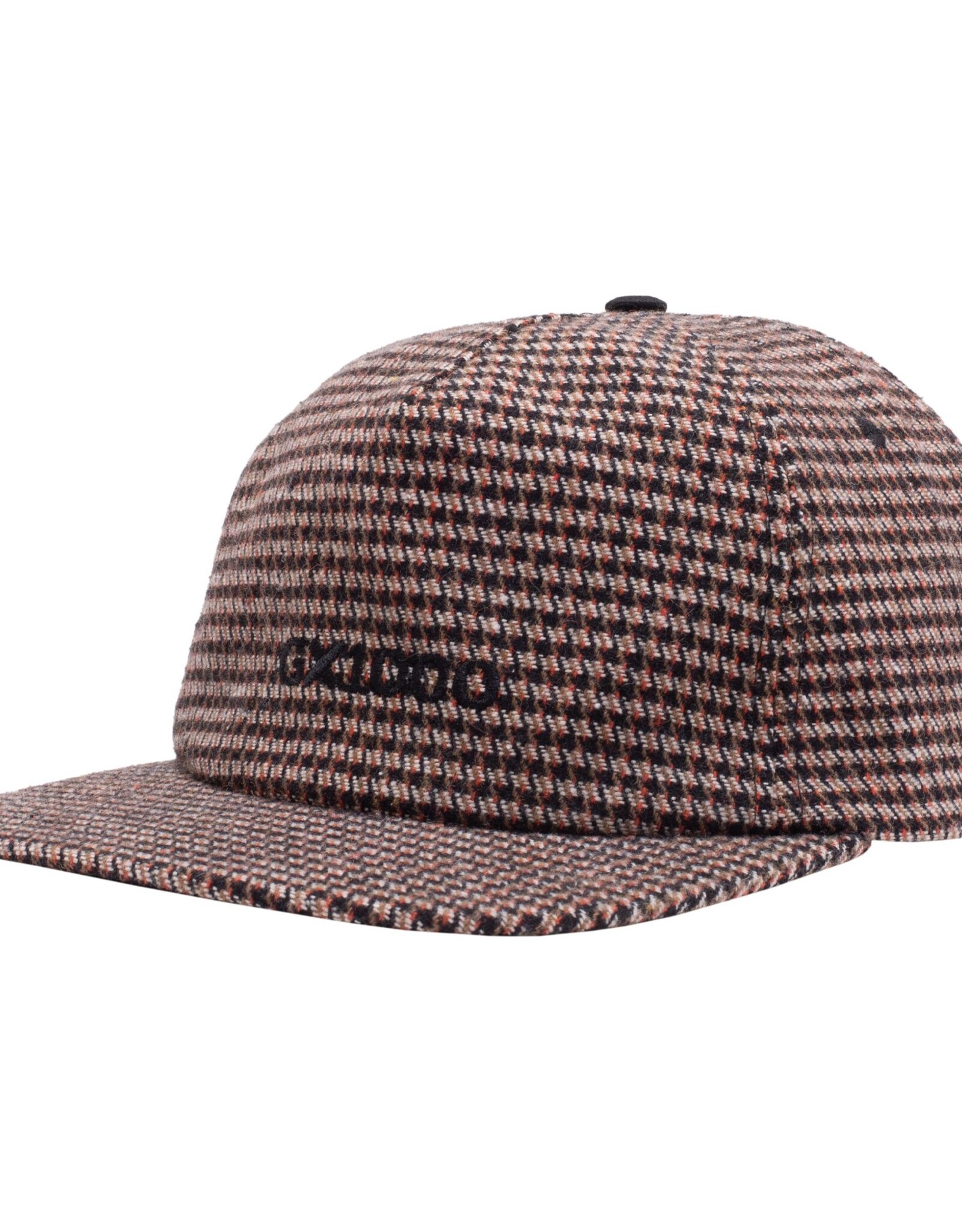 GX1000 Mini OG Logo Houndstooth Hat - Brown / Black
