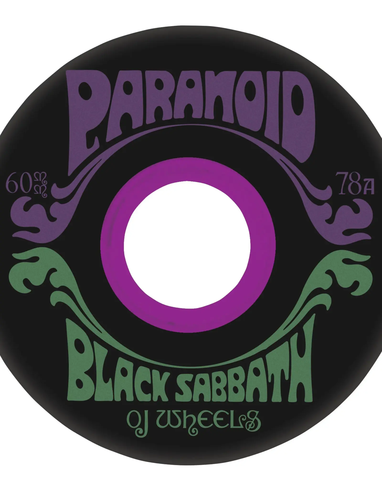 OJ WHEELS Black Sabbath Paranoid Super Juice 78A Wheels - 60mm