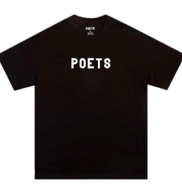POETS OG Poets Flocked Tee - Black/White