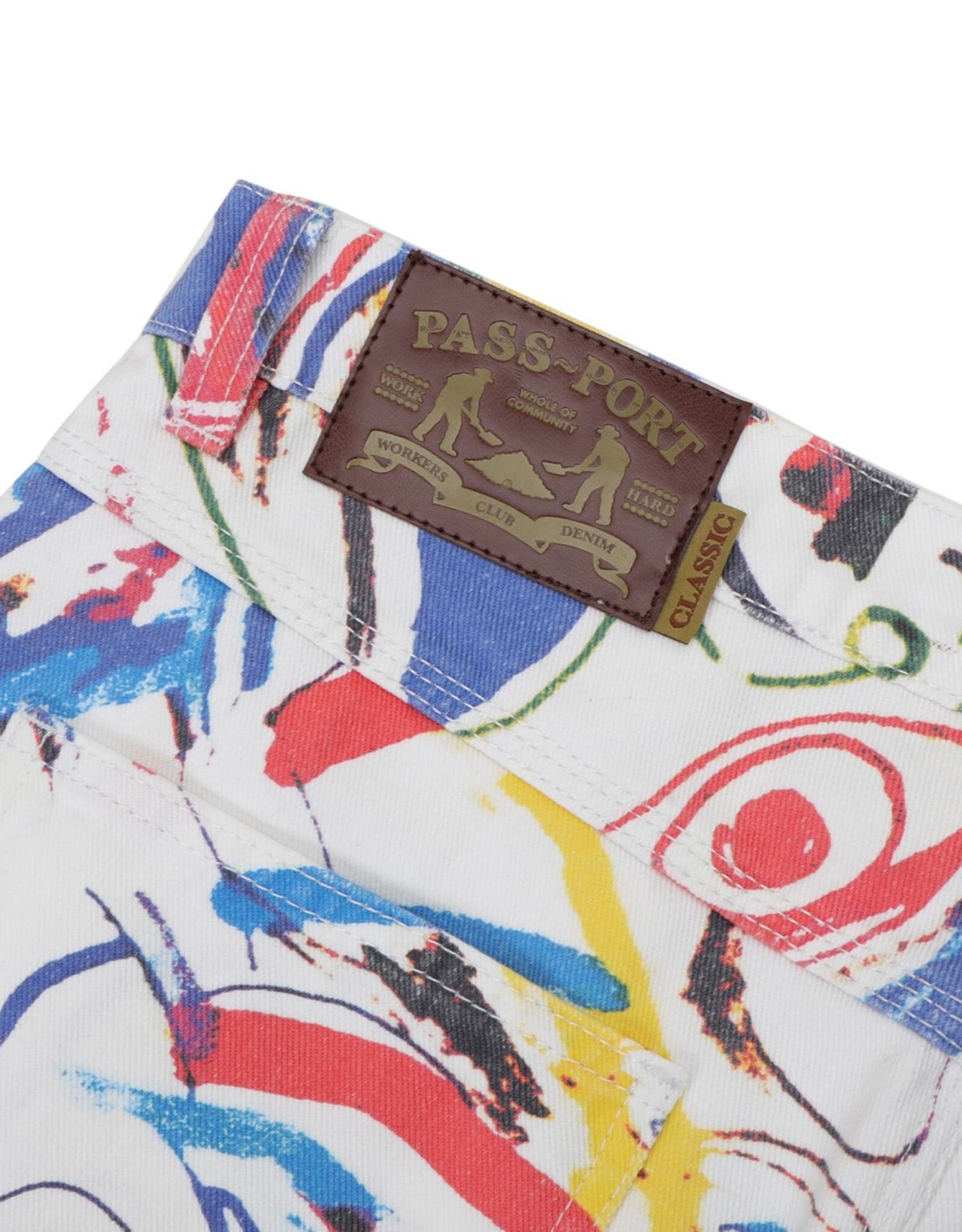 PASSPORT Goes Around Workers Club Classic Jean - Multi