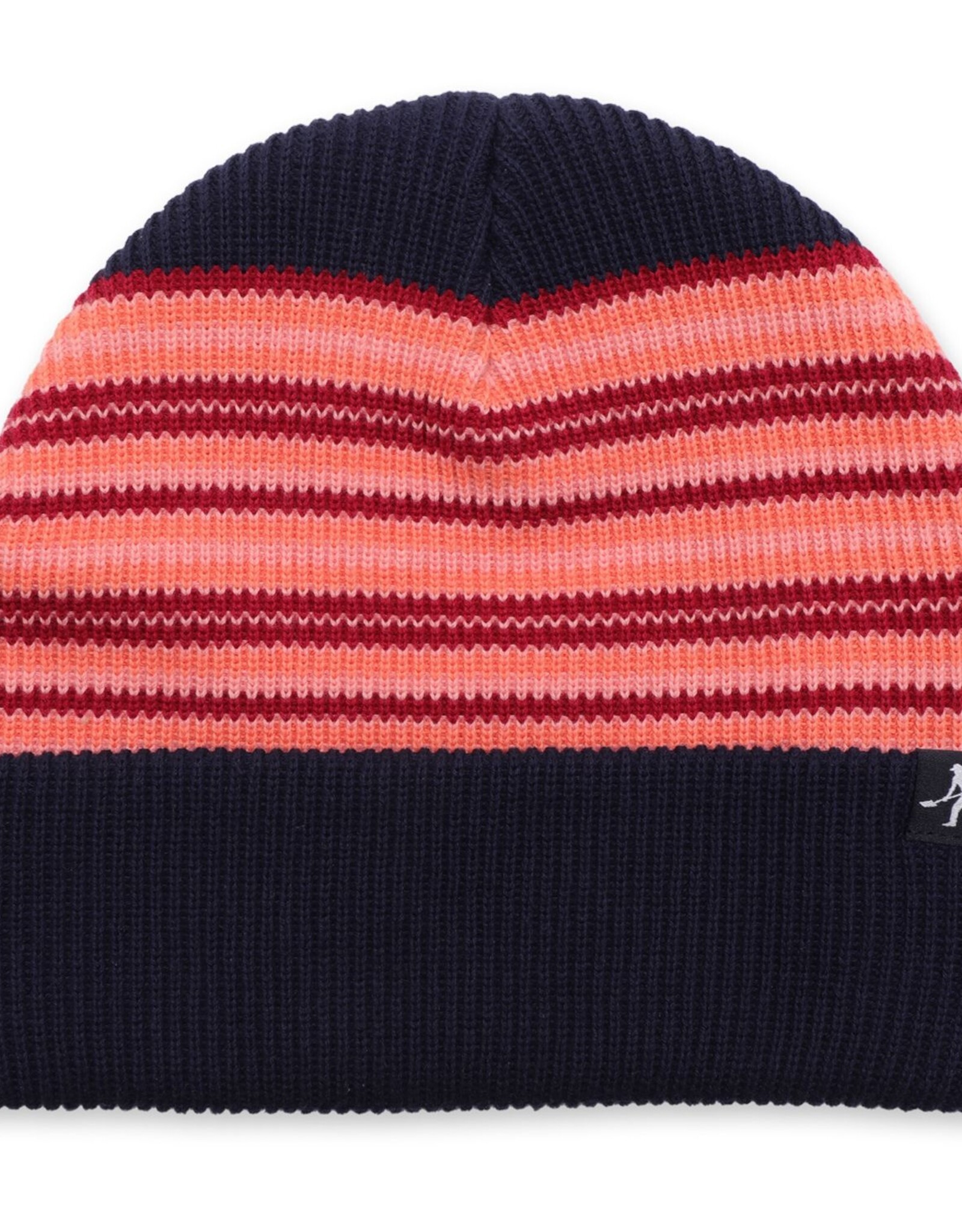 PASSPORT Organic Cotton Stripe Beanie - Navy